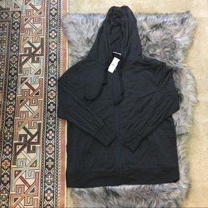 zip-up hoodie // LOFT